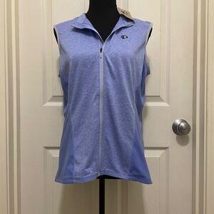 NEW Pearl Izumi Select Escape Jersey Top Sleeveless Full Zip Lavender Cycling XL